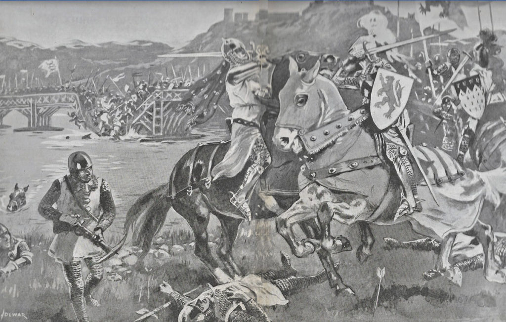 Battle of Stirling Bridge fought by William Wallace against the English on 11th September 1297 in the Scottish Wars of Independence