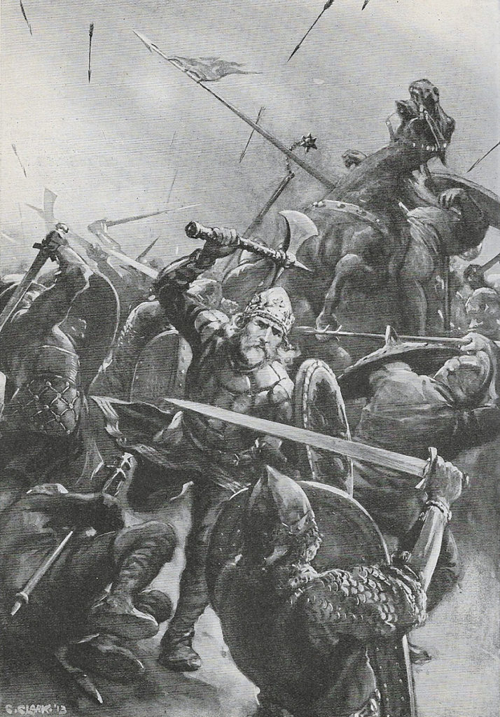 Battle of Stamford Bridge on 25th September 1066: picture by Christopher Clark