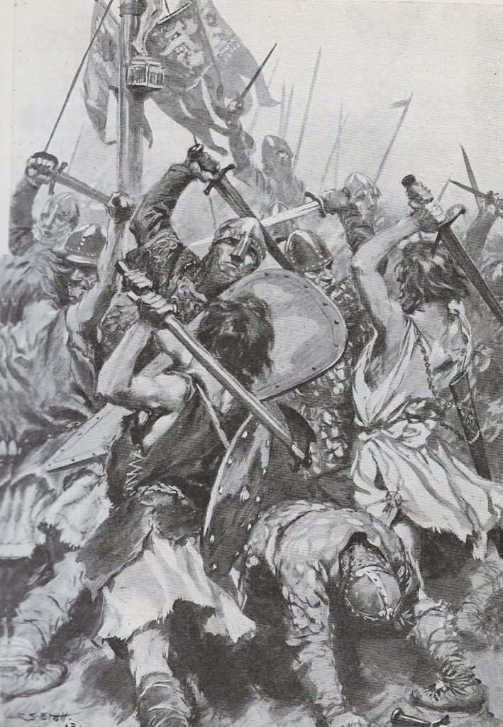 Anglo-Normans and Scots at the Battle of the Standard on 22nd August 1138