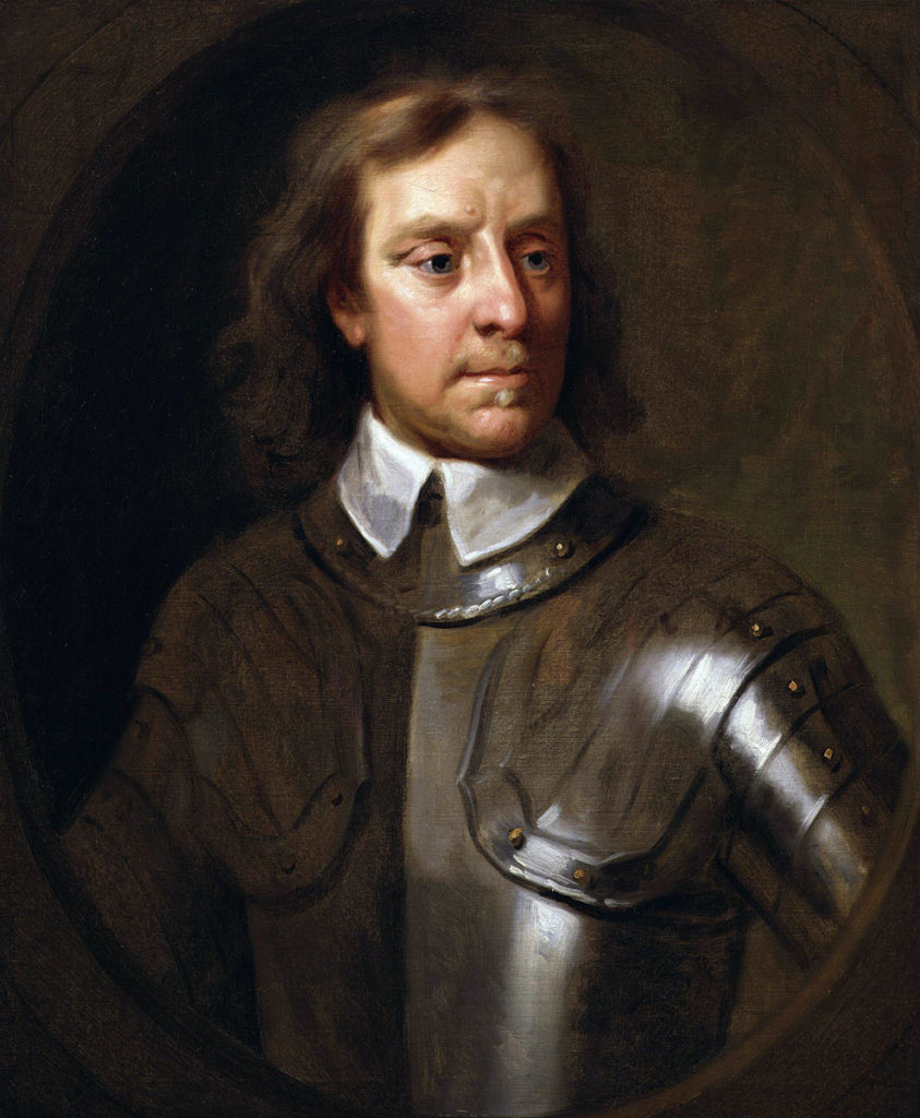 Oliver Cromwell: the Battle of Dunbar on 3rd September 1650: picture by Samuel Cooper