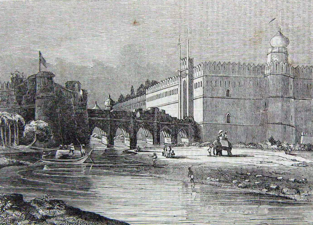 Red Fort on the banks of the Jumna River: Siege of Delhi September 1857