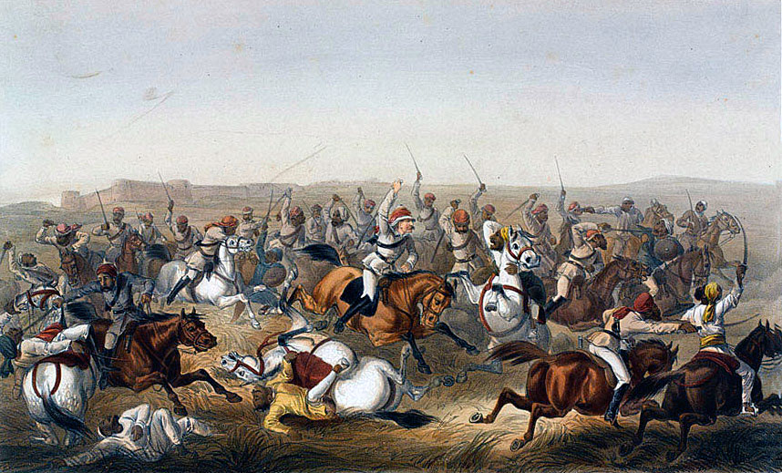 Captain Hodson at Rohtak on 14th August 1857: Siege of Delhi September 1857