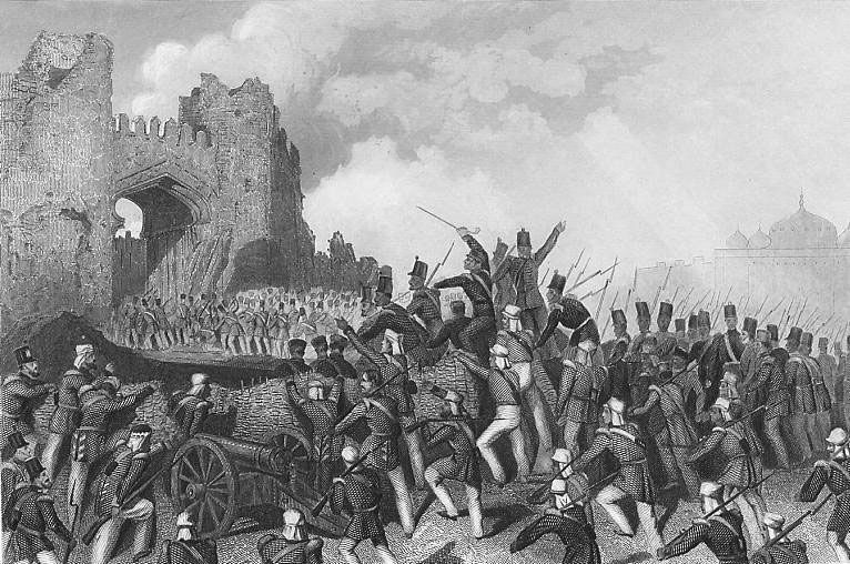 Storming the Kashmir Gate on 14th September 1857: Siege of Delhi September 1857