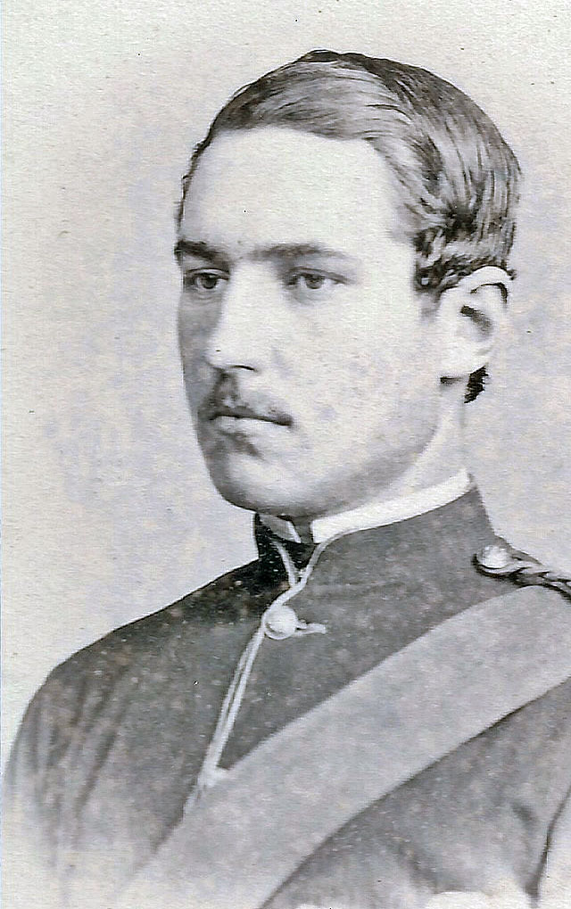 Lieutenant Charles William Hinde, Adjutant of 1st Bombay Grenadiers, killed at the Battle of Maiwand on 27th July 1880 Second Afghan War