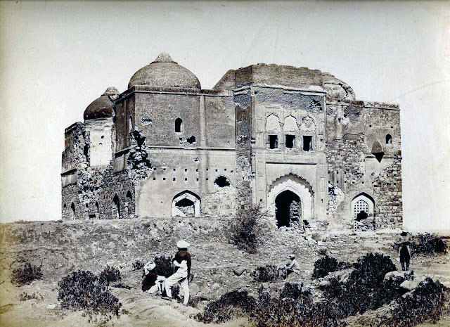Mosque piquet on Delhi Ridge after the siege: Siege of Delhi September 1857 in the Indian Mutiny